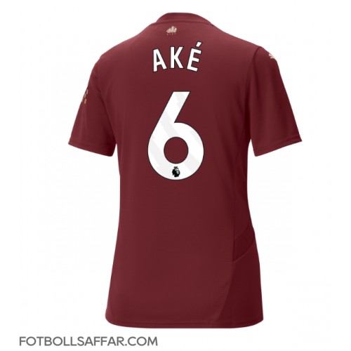 Manchester City Nathan Ake #6 Tredjeställ Dam 2024-25 Kortärmad